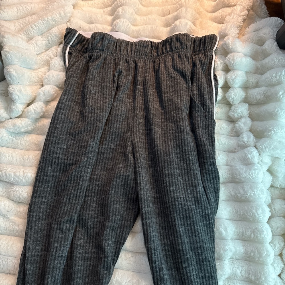 Jockey Kids Black and Gray Checkered Joggers